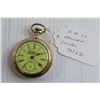 Image 2 : ^H.W. Co. Hanover Pocket Watch - 18 Size, Doesn't Work