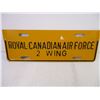 Image 2 : Vehicle License Plate- Royal Canadian Air Force 2 Wing