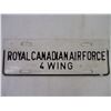 Image 2 : Vehicle License Plate-Royal Canadian Air Force 4 Wing