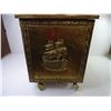 Image 2 : *Vintage Embossed sailing Boats Brass Box on Castors-20"x13"x14"