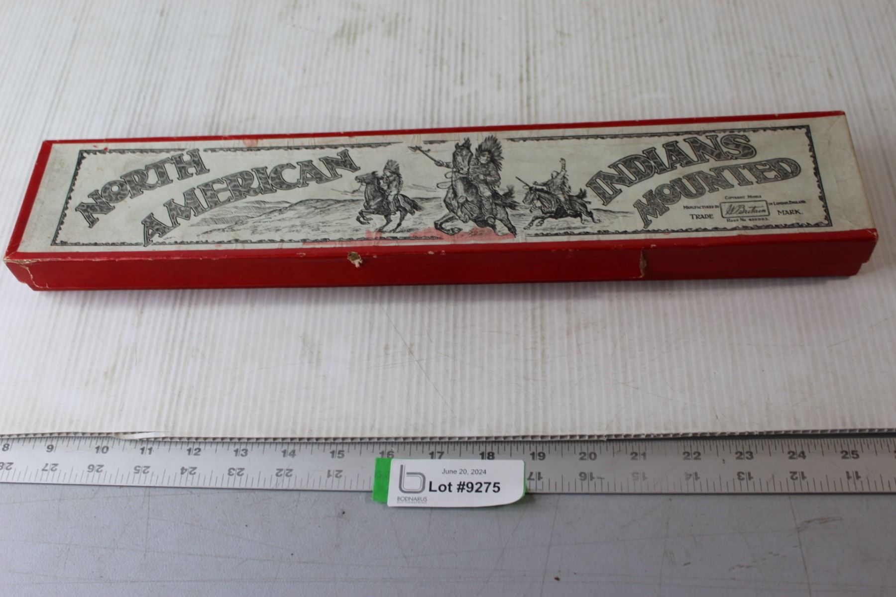 Britian Figurine Box No.152 - Toy Soldier - Empty - Bodnarus Auctioneering