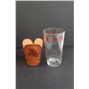 Image 3 : Leather Wrapped Western Themed Holders and Cups