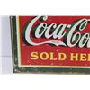 Image 3 : Coca Cola Tin Sign - 16"x12.5"