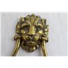 Image 2 : Brass Lion Head Door Knocker