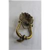 Image 4 : Brass Lion Head Door Knocker