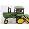 Image 3 : John Deere Model 4450 1/16 Toy Tractor and Haybine - Some Damage