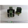 Image 1 : John Deere Model 4850 FWA 1/16 Toy Tractor with Round Baler - Some Damage