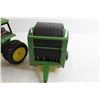 Image 4 : John Deere Model 4850 FWA 1/16 Toy Tractor with Round Baler - Some Damage