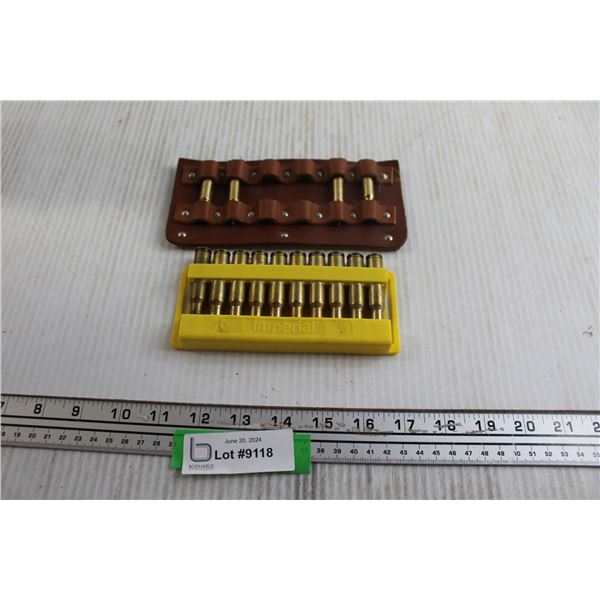 *303 Ammo with Leather Bullet Holder