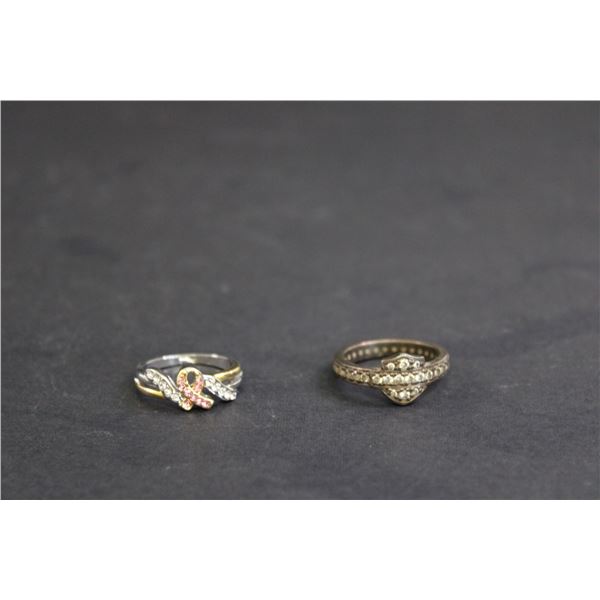 Breast Cancer Ring, Harley Davidson Ring