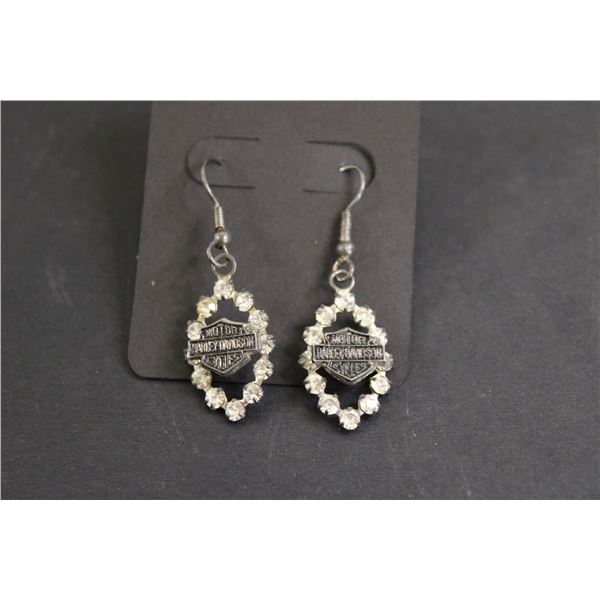 Harley-Davidson Shepherds Hook Earrings