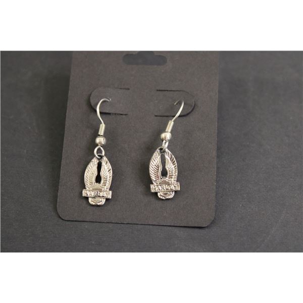 Harley-Davidson Shepherds Hook Earrings