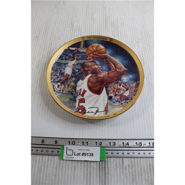 The Comeback Michael Jordan Decorative Collector Plate