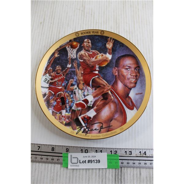Rookie Year Michael Jordan Decorative Collector Plate
