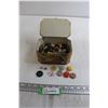 Image 1 : Tin of Assorted Buttons