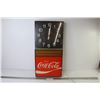 Image 1 : Electric Plastic Coca-Cola Lighted Sign (light works - clock running)