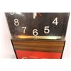 Image 2 : Electric Plastic Coca-Cola Lighted Sign (light works - clock running)