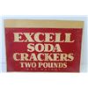 Image 3 : Excell Soda Crackers - Cardboard Box Cut-Out (10" x 13 3/4")