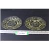 Image 1 : (2) Yellow Bread & Butter Plates