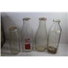 Image 6 : Silverwoods Metal & Wooden Crate of (12) Vintage Milk & Cream Bottles