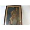 Image 4 : Vintage 1923 Original Pompeian Beauty - Lithograph Poster w/Young Mary Pichard