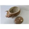 Image 2 : Vintage Ceramic 1982 OtaGirl Pig Cookie Jar