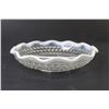 Image 3 : Vaseline Moonstone Divided Dish w/Frosted Edge