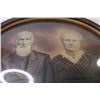 Image 3 : Vintage Picture of Hutchinson's Couple 1920's - Oval Frame w/ Beveled Glass