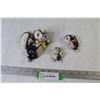 Image 1 : Vintage Ceramic Wall Hanging Skunk Family