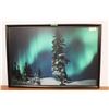 Image 1 : *Framed Northern Lights Print (50 1/2" x 35")