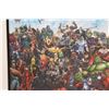 Image 2 : *Marvel Print of Characters (22 1/2" x 32")
