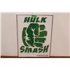 Image 1 : *Framed Hulk Smash Print (43" x 32")