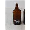 Image 2 : (2) Glass Liquor Bottles
