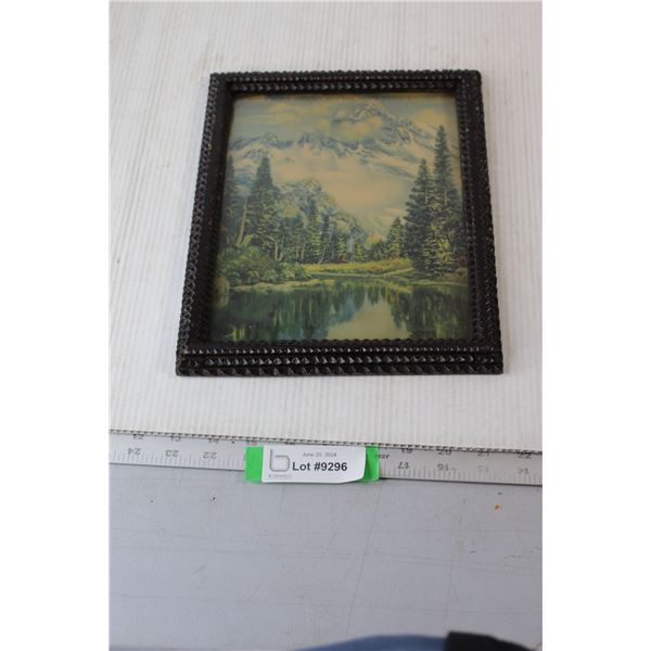 Tramp Art Picture Frame - 9" x 11"