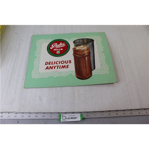 Palm Milk Sign - 11" x 14"