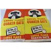 Image 3 : (2) Empty Large Flake Quaker Oats Bags
