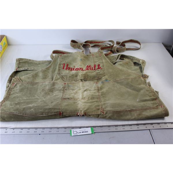 Vintage Union Milk Mans Apron