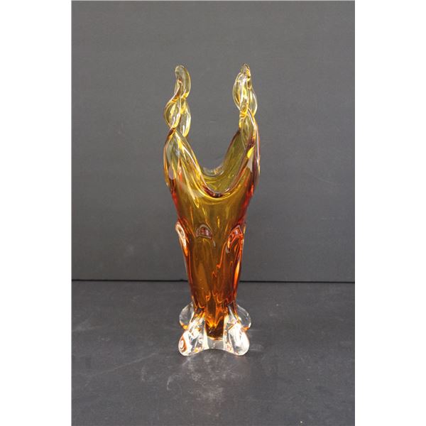 Art Glass Edegor Lorraine Glass Made in Canada - Bottom Has Flee Bites