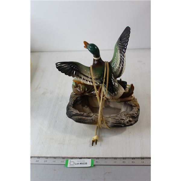 Vintage Winged Duck Lamp/Planter