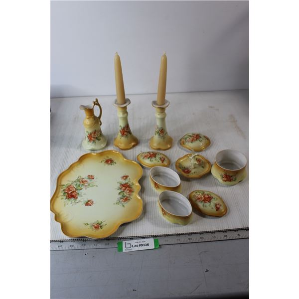 Antique Porcelain Complete Dresser Set