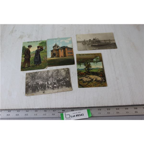 (5) Postcards - Elbow, Outlook