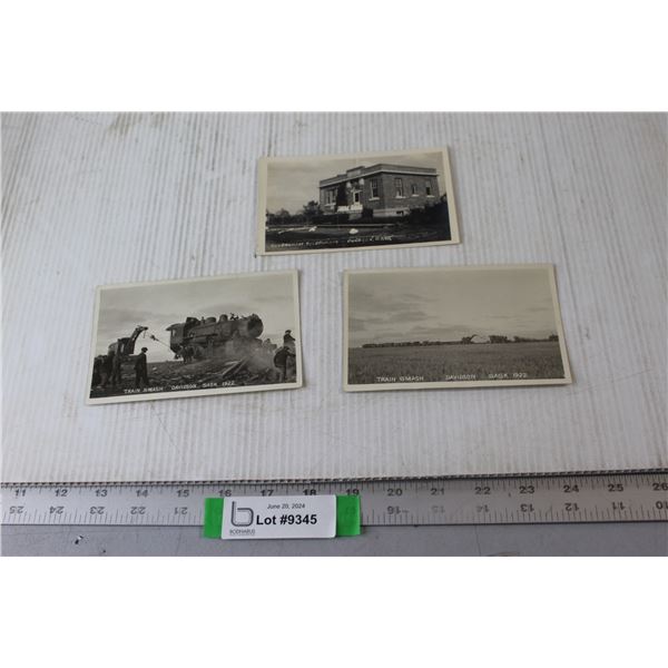 (3) Postcards - Davidson