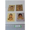 Image 1 : (4) Indigenous Kids Postcards