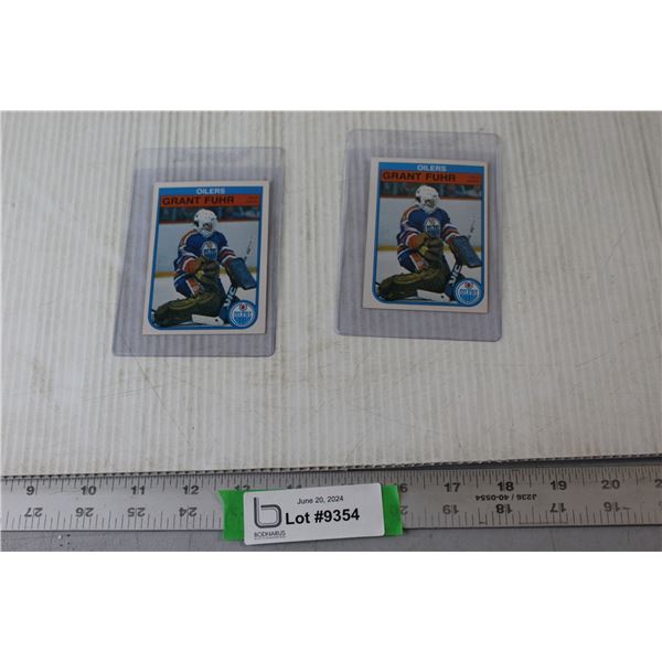 (2) 1982-1983 OPC Grant Furh Rookie Cards