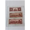 Image 2 : (3) $2.00 Canadian Bills