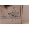 Image 2 : *Marilyn Monroe Poster in Metal Frame (Glass Chipped in Corner as Pictured) - 35"x23.5" - CANNOT SHI