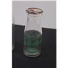Image 2 : (2) Vintage Dairy Pool Milk Jars (8" & 6" Tall)