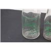 Image 4 : (2) Vintage Dairy Pool Milk Jars (8" & 6" Tall)