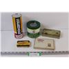 Image 1 : (5) Tobacco Metal Tins - Various Sizes & Brands