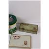 Image 3 : (5) Tobacco Metal Tins - Various Sizes & Brands